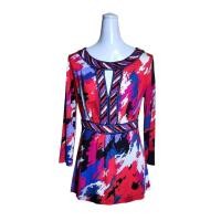 ราคา BCBG เสื้อคอกลม ผ่ารูปตัว (42875029872)