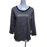 ราคา BALMAIN เสื้อคอกลม แขนสี่ส่วน (27185151215)