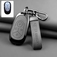 ราคา ฝาครอบเคสกุญแจโลหะผสมสังกะสีสําหรับ จีลี่ อดีต2 พวงกุญแจรถรีโมทใส่กุญแจ (44229200604)