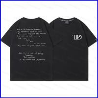 ราคา BH2 Taylor Swift TTPD แผนกทรมาน Poets คอสเพลย์ผ้า 3D ฤดูร้อนเสื้อยืดอะนิเมะแขนสั้นด้านบน HB2 (50657600261)