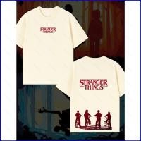ราคา เสื้อยืดแขนสั้น Stranger Things 5 ผ้าฝ้าย ลายElevenและMike Wheeler เหมาะสำหรับฤดูร้อน (50056898879)