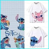 ราคา เสื้อยืดฤดูร้อนลายอนิเมะ Stitch แขนสั้น (49004872539)