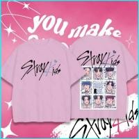 ราคา เสื้อยืดแขนสั้นพิมพ์ลาย Stray Kids สำหรับแฟนคลับ BTS (48354116389)