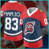 ราคา เสื้อยืด Super Mario Bros แขนสั้น ลาย Luiggi 3D สำหรับครอบครัว ไซส์ plus s (47255003730)
