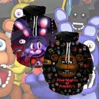 ราคา BH2 FNAF Five Nights at Freddy s Hoodie เสื้อ unisex สำหรับผู้ชายและผู้หญิง เสื้อสวมหัวแฟชั่น HB2 (42007660202)