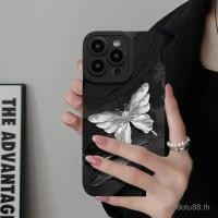 ราคา เคสโทรศัพท์ซิลิโคนรวมทุกอย่างกันกระแทกสีดําสีขาวผีเสื้อเทพนิยายโลกเหมาะสําหรับiPhone 16promax 12promax 17promax 17air xr 13 xs max 11 17pro 14plus 15promax 7 8plus VG8H (53401325959)