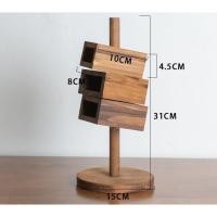 ราคา ชั้นวางโต๊ะไม้เนื้อแข็งที่ใส่ปากกาที่เก็บรีโมทคอนโทรลสไตล์จีน (29540665077)