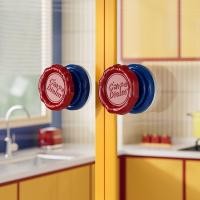 ราคา ถ้วยดูดประตูกระจกจับเจาะฟรีหน้าต่างประตูบานเลื่อนห้องครัวลิ้นชักจับ (40511633456)