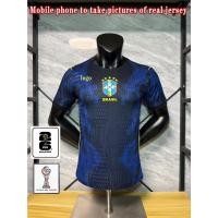 ราคา ปัญหาผู้เล่น เสื้อฟุตบอลแขนสั้น 2026 27 แบรซิล สำหรับผู้ใหญ่ เสื้อฟุตบอลทีมชาติบราซิล ฉบับนักเตะเยือน ปี 2026 ฟีฟ่าโลก ทีมชาติบราซิล เวอร์ชันผู้เล่น หมายเลข 10 นีย์มาร์ จูเนียร์ โรดริโก มาร์ตินเอลลี เ
