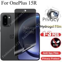 ราคา 1 3 ชิ้น OnePlus 15R นุ่มฟิล์มหน้าจอความเป็นส่วนตัวสําหรับ OnePlus 15R 15 OnePlus15R OnePlus15 5G 2025 คลุมทั้งหมด Anti Spy ไฮดรอลิกป้องกันหน้าจอ Anti Peek Soft Private Hydrogel ฟิล์ม (57703772633)