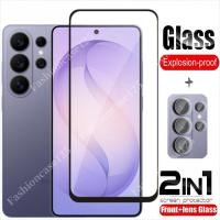 ราคา 2in1 สําหรับ Samsung S26 Plus ป้องกันหน้าจอฟิล์มโปร่งใสโทรศัพท์ป้องกันหน้าจอสําหรับ Samsung Galaxy S26 Ultra Plus S26 S26U S26Ultra 5G 2026 กระจกนิรภัยเลนส์กล้อง (48207397443)