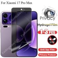 ราคา 1 3Pcs Xiaomi 17 Pro Max Soft Privacy Screen Film สําหรับ Xiaomi Mi 17 Pro Max Xiaomi 17Pro 5G Full Cover Anti Spy ไฮดรอลิกป้องกันหน้าจอ Anti Peek Soft Private Hydrogel ฟิล์ม (46653948167)