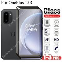 ราคา 1 3 ชิ้น OnePlus 15R ป้องกันหน้าจอสําหรับ OnePlus 15R 15 OnePlus15R OnePlus15 5G 2025 คลุมทั้งหมดกระจกนิรภัยใส HD ฟิล์มป้องกันกระจก Anti Scratch 9H ความแข็ง (44753788345)