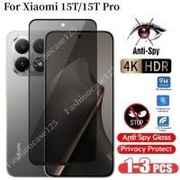 ราคา 1 3Pcs Xiaomi 15T Pro กระจกนิรภัยส่วนตัวสําหรับ Xiaomi Mi 15T Pro 5G 15TPro Anti Spy คลุมทั้งหมดป้องกันหน้าจอ Anti Peek ความเป็นส่วนตัวฟิล์มป้องกันกระจก Anti Scratch 9H ความแข็ง (41171288377)