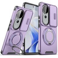 ราคา Vivo V40 Pro 5G 2024 ปลอกกันกระแทกเกราะสไลด์ปลอกแม่เหล็กสําหรับ Vivo V40 Pro V40Pro VivoV40 V 40 5G 2024 แหวนขาตั้งโทรศัพท์ฝาหลัง (29230412056)