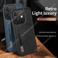 ราคา Oppo A3x A3 4G 5G 2024 หรูหราหนังสําหรับOppo A3x 4G OppoA3x A3 3 xA3 Proปลอกโทรศัพท์ฝาหลังกันชนกันกระแทกสีทึบแฟชั่นAnti Dropผู้ถือรถรองรับนุ่ม (26508611230)