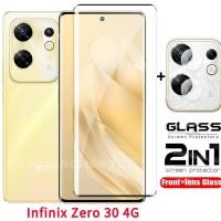 ราคา 2 in 1 Infinix Zero 40 5G 4G 2024 Infinix Zero 30 4G 2023 ฟิล์มป้องกันหน้าจอสําหรับ Infinix Zero 30 4G Zero30 InfinixZero30 4G 5G คลุมทั้งหมดกระจกนิรภัยด้านหน้าฟิล์มกลับเลนส์ (22388583023)