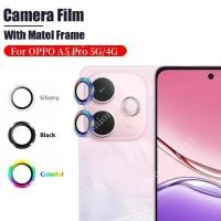 ราคา Oppo A5 Pro 2025 5G 4G ฟิล์มกล้องสําหรับ OPPO A5 Pro 5G 4G OppoA5Pro A5Pro 2025 แหวนโลหะป้องกัน HD เลนส์ป้องกันฟิล์มกระจกนิรภัยป้องกันรอยขีดข่วน (26680796606)