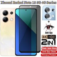 ราคา 2in1 Xiaomi Redmi Note 13 2024 กระจกนิรภัยส่วนตัว ป้องกันการแอบมอง ฟิล์มกันรอยหน้าจอ เพื่อความเป็นส่วนตัว ป้องกันการแอบมอง สําหรับ Redmi Note13 4G Note13 13 Pro 13Pro 5G (25360439257)