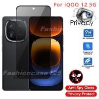 ราคา Iqoo12 5G กระจกนิรภัยส่วนตัว สําหรับ iQOO 12 5G iQOO12 iq00 2023 ฟิล์มป้องกันหน้าจอ ป้องกันการแอบมอง ความเป็นส่วนตัว ป้องกันรอยขีดข่วน 9H ความแข็ง (23787861006)