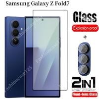 ราคา 2in1 สําหรับ Samsung Galaxy Z Fold7 ป้องกันหน้าจอฟิล์มโปร่งใสโทรศัพท์ป้องกันหน้าจอสําหรับ Samsung Galaxy Z Fold7 Fold6 พับ 7 6 ZFold 5G 2025 กระจกนิรภัยเลนส์กล้อง (26488806597)