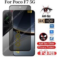 ราคา 1 3Pcs POCO F7 5Gกระจกนิรภัยส่วนตัวสําหรับXiaomi Mi POCO F7 PocoF7 5G 2025 Anti Spyคลุมทั้งหมดป้องกันหน้าจอAnti Peekความเป็นส่วนตัวฟิล์มป้องกันกระจกAnti Scratch 9Hความแข็ง (26637867681)