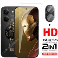 ราคา 2in1 สําหรับ Poco X8 Pro Max ป้องกันหน้าจอกระจกนิรภัยสําหรับ Xiaomi Mi Poco X8 Pro Max PocoX8 X8Pro 5G 2026 ด้านหน้าฟิล์มกลับเลนส์ 9H ความแข็งโปร่งใสทั้งหมด Anti (56807570730)