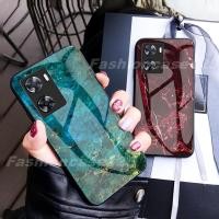 ราคา สําหรับ OPPO A57 4G หินอ่อน เคสกระจกนิรภัย กรอบซิลิโคนนิ่ม แข็ง เคสโทรศัพท์ TPU ขอบนิ่ม เคสโทรศัพท์ (17279693675)