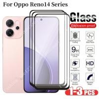 ราคา 1 3 ชิ้น OPPO Reno14 F ป้องกันหน้าจอสําหรับ OPPO Reno14 Pro Reno 14 14F Reno14F 14Pro 5G 2025 คลุมทั้งหมดกระจกนิรภัยใส HD ฟิล์มป้องกันกระจก Anti Scratch 9H ความแข็ง (41757020154)