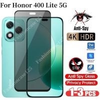 ราคา 1 3 ชิ้น Honor 400 Lite กระจกนิรภัยส่วนตัวสําหรับ Honor400 Lite 5G 400Lite 2025 Anti Spy คลุมทั้งหมดป้องกันหน้าจอ Anti Peek ฟิล์มความเป็นส่วนตัวป้องกันกระจก Anti Scratch 9H ความแข็ง (28835905084)