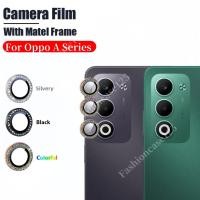 ราคา OppoA5 5G 4G เพชรเลนส์แหวนฟิล์มกล้องสําหรับOPPO A5 A5i Pro 5G 4G OppoA5 2025 แหวนโลหะป้องกันHDฝาครอบเลนส์ป้องกันฟิล์มกระจกนิรภัยป้องกันรอยขีดข่วน (40462782205)
