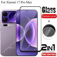 ราคา 2in1 สําหรับ Xiaomi 17 Pro Max ป้องกันหน้าจอฟิล์มโปร่งใสโทรศัพท์ป้องกันหน้าจอสําหรับ Xiaomi Mi 17 Pro Max Xiaomi 17 17Pro 5G 2025 กระจกนิรภัยกล้องเลนส์ (42327656245)