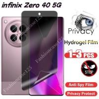 ราคา 3 ชิ้น Infinix Zero 40 5G 2024 ความเป็นส่วนตัวฟิล์มนุ่มสําหรับ Infinix Zero 40 30 5G 4G Zero40 Zero30 คลุมทั้งหมด Anti Spy ไฮดรอลิกป้องกันหน้าจอ Anti Peek Soft Private Hydrogel ฟิล์ม (25185763965)