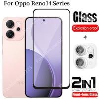 ราคา 2in1 สําหรับ OPPO Reno14 F ป้องกันหน้าจอฟิล์มโปร่งใสโทรศัพท์ป้องกันหน้าจอสําหรับ OPPO Reno14 Pro Reno 14 14F Reno14F 14Pro 5G 2025 กระจกนิรภัยเลนส์กล้อง (40407020644)
