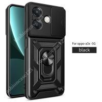 ราคา Oppo A3x A3 4G 5G 2024 เกราะกันกระแทกสําหรับOppo A3x 4G OppoA3x A3 3 xA3 2024 Pushดึงกล้องปกป้องเคสโทรศัพท์รถแม่เหล็กผู้ถือแหวนกันกระแทกปกหลัง (24687679385)