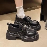 ราคา รองเท้าส้นเตารีดผู้หญิง สไตล์โลลิต้า ลายกระโหลก สีดำ เพิ่มความสูงและสวมใส่ง่าย ย้อนยุค (57007163927)