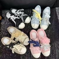 ราคา รองเท้าลำลองสไตล์เกาหลีใหม่ปี 2026 สีชมพู สีขาว และสีฟ้า แบบผูกเชือก (50057202571)