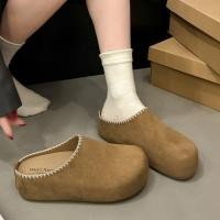 ราคา รองเท้าสุภาพสตรี ฐานรองพื้นหนา สีน้ำตาล เพิ่มความสูง 5 ซม (51006896756)