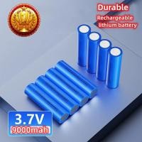 ราคา แบตเตอรี่ลิเธียมไอออน 18650 3 7V ความจุสูง ใช้งานต่อเนื่องยาวนาน 9000 mAh 4ก้อน Lithium ion batteries (46706951137)