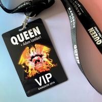 ราคา พร้อมส่ง ป้ายคล้องคอคอนเสิร์ตVIP ของแท้ Queen Adam Lambert On Tour in Bangkok 2016 (24754349299)