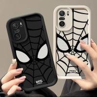 ราคา สําหรับ Xiaomi POCO F3 F3 GT แฟชั่นแบรนด์การ์ตูน Marvel คู่ Cool Spider Man Eyes Case (54956020163)