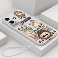ราคา ปลอกสําหรับ OPPO A3 4G OPPO A3 5G A3X 4G A3 pro 5G เคสโทรศัพท์พร้อมเชือกเส้นเล็กความงามซิลิโคน TPU นิ่มน่ารักการ์ตูน Labubu อะนิเมะออกแบบใหม่กันกระแทก CASE (46706040154)