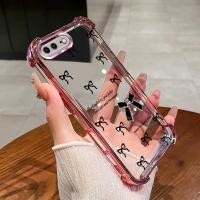 ราคา ปลอกสําหรับiPhone 6 6S 6 Plus 6S Plus iPhone 7 8 Plusเคสโทรศัพท์ที่เรียบง่ายผีเสื้อปมความงามสาวซิลิโคนใสTPUประกายชุบSoft Shellกันกระแทกกรณี (42708488957)