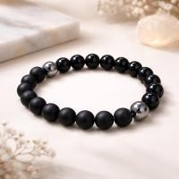 ราคา Ming Mini กำไลหินแท้ นิลดำ เฮมาไทต์ รุ่น ปกป้อง 1 Shadow Balance หิน 8 มิล ใส่ได้ทุกวัน (48207131434)
