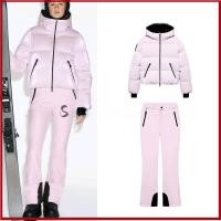 ราคา เสื้อกันหนาวแบบแจ็คเก็ตสำหรับผู้หญิง และ กางเกงขายาวกันน้ำกันลม (53106918889)