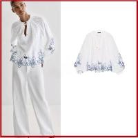 ราคา ฤดูใบไม้ผลิผลิตภัณฑ์ใหม่เสื้อปักลายดอกไม้สไตล์คัตเอาท์สําหรับผู้หญิง 8741055 (51107533285)