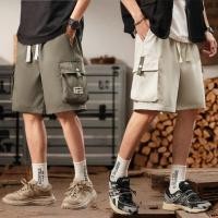 ราคา กางเกงขาสั้นผู้ชายทรงหลวมเอวยางยืด มีเชือกผูก ทำจากผ้า polyester สวมใส่สบายและเหมาะสำหรับการแต่งตัวลำลอง (52557183677)