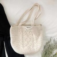 ราคา แบบใหม่ กระเป๋าสานถักเชือก กระเป๋าสะพายไหล่ น่ารักมาก ช่องใหญ่ใส่ของได้เยอะ พร้อมส่งจ้า (20624385910)