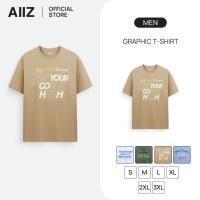 ราคา AIIZ เสื้อยืดคอกลมผู้ชาย ลายกราฟิก AIIZ Men s Graphic T Shirt (58151796294)