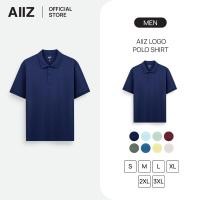 ราคา AIIZ เสื้อโปโลผู้ชายสีพื้นพิมพ์โลโก้ (49101783776)